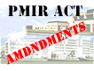 PMIR Amendments